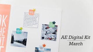 AE Digital Kit | March Layout