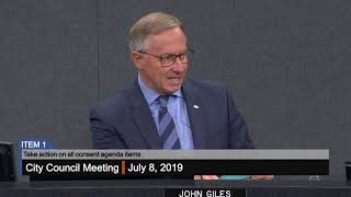 City Council Meeting - 7/8/2019