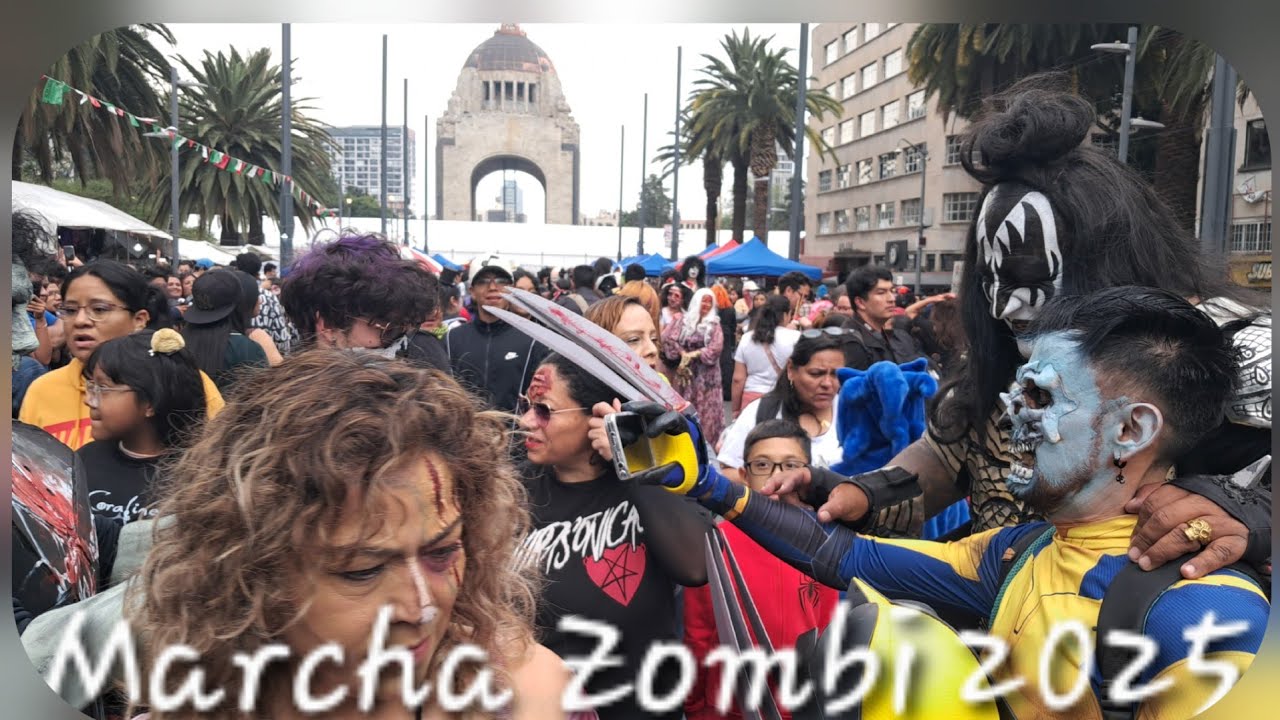 ☆ Marcha Zombie Monumental | 2025 En el Monumento a la Revolución en Ciudad de México #halloween