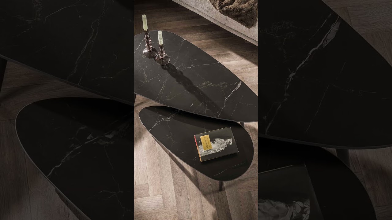 Table Basse Gigogne Noire : Élégance Intemporelle