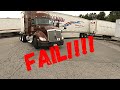 Rookie trucker backing fail | Millis Transfer