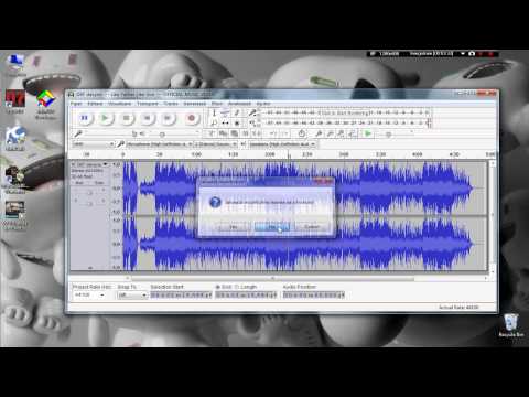 Video: Cum faci o voce off la audacity?