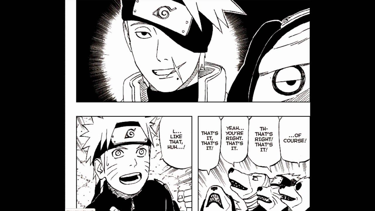 Naruto Shippuden : Kakashi's true face! (manga) - YouTube