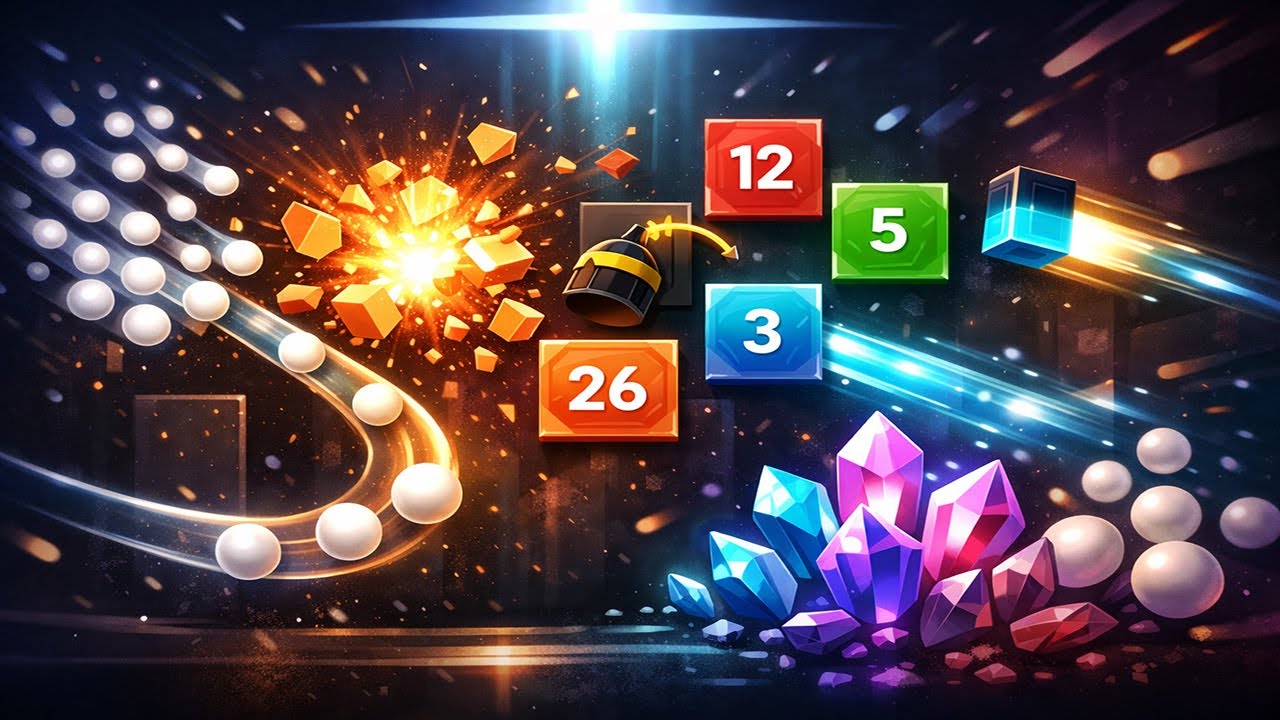 Entropy | Calming Tactical Ball‑Breaker Game with Crystals & Explosive Blocks - EP 18