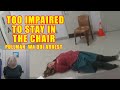 Heavily Impaired Woman Gets Pulled Out of Her Car - Falls Out of the Pullman Police Brown Chair