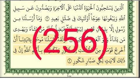 سورة إبراهيم رقم الصفحة 256 مجود بصوت القارئ الشيخ أيمن سويد حفظه الله