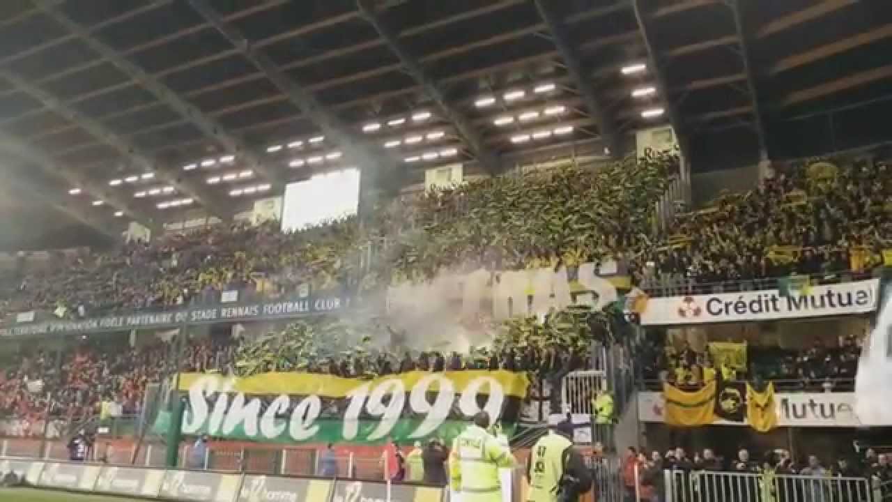 Stade Rennes Ultras Stade Rennais - FCN (21/03/15) - Ultras Nantes on tour - YouTube