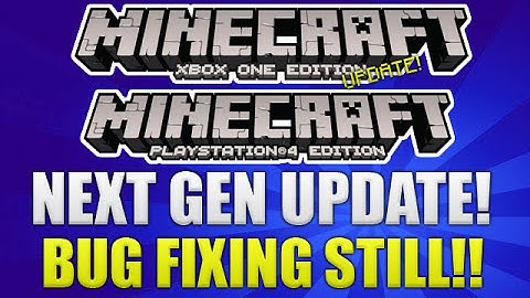 Minecraft (XB1 PS4 & PS Vita) - BUG FIXING STILL HAPPENING CONFIRMS 4J STUDIOS + MORE NEWS [UPDATE]
