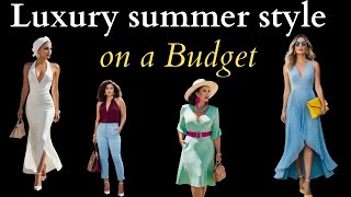 Luxury summer style on a budget  How To Make An Outfit Look More Expensive!