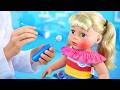 Emily'nin dişi çıkıyor ama sorun yok - hastanede doktor ona yardım edecek! Bebek oyunu.