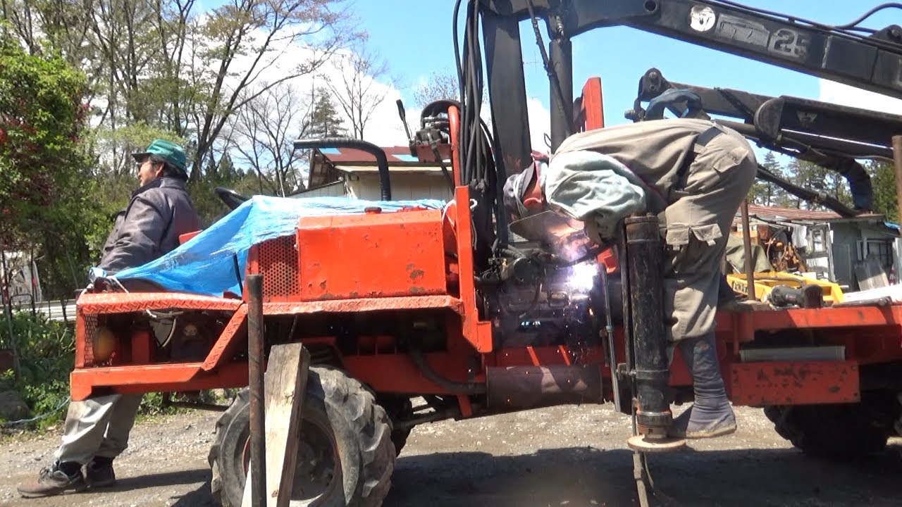 溶接する桂田興業さんの何気ない風景…リョウシン号…