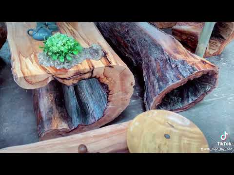 Video Bộ bàn ghế gốc cây lũa độc đẹp có 1- 0 2. Giá 22... - youtube