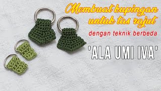 CROCHET Stitch || Membuat Kuping Rajut dengan Tehnik yg berbeda 'ala ummi Iva' #2