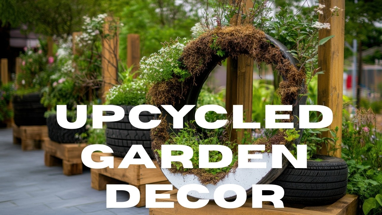 🏡 Upcycled Garden Decor Ideas for a Cozy and Eco-Friendly Backyard