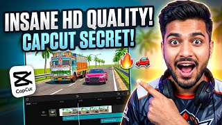 How to Edit Gaming Videos in CapCut 🎮🔥 | Indian Vehicles Simulator 3D Tutorial 🚗 |HD Export Settings