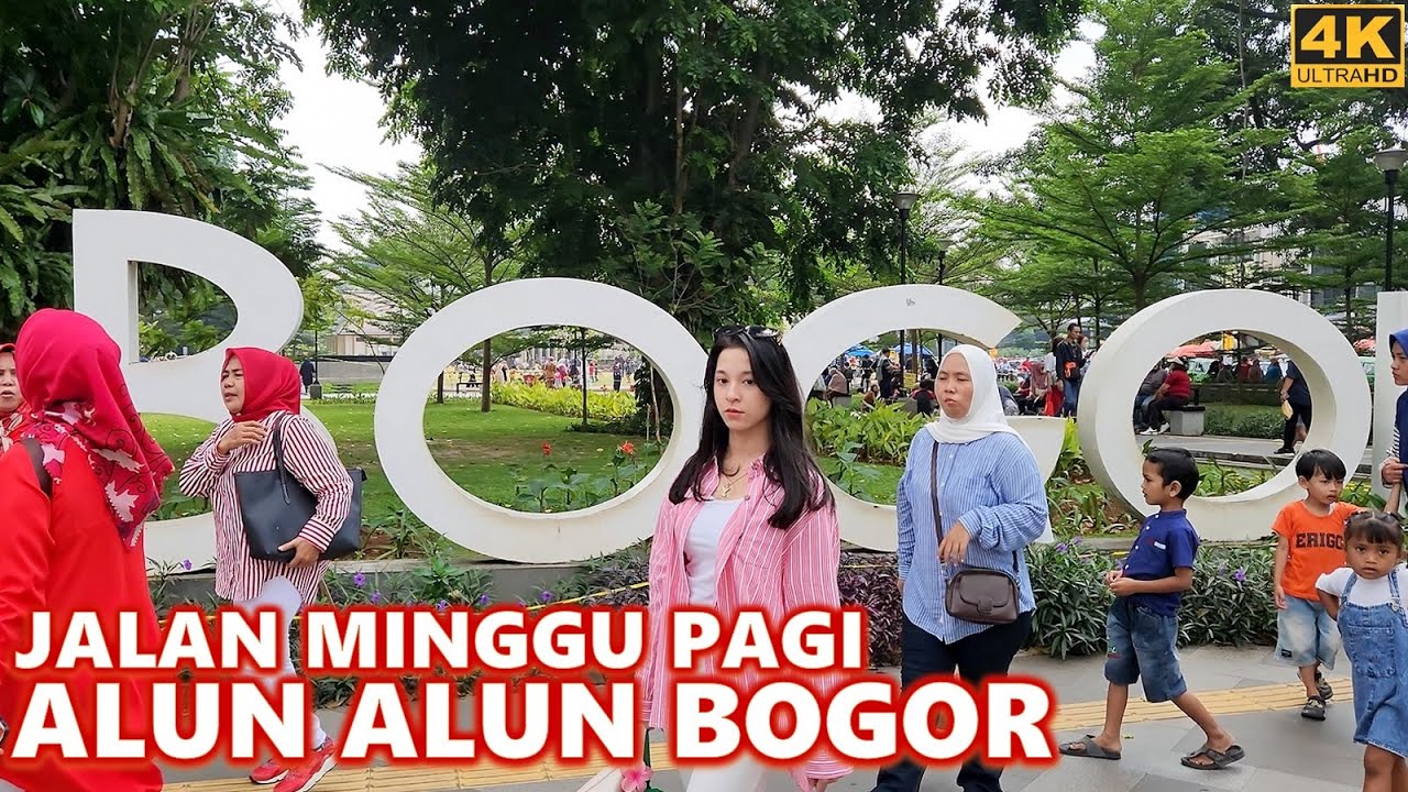 Sunday Morning Walk at Bogor City Square⁉️Suasana alun-alun kota Bogor di Minggu pagi yang cantik❗