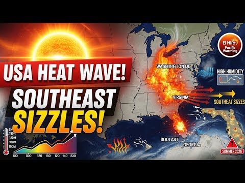 USA Heat Wave 2026: Mid-Atlantic & Southeast Sizzle! 🔥