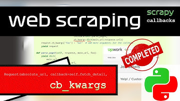 Web Scraping Tutorial | How to use Scrapy callback functions : cb_kwargs and meta | code comparison