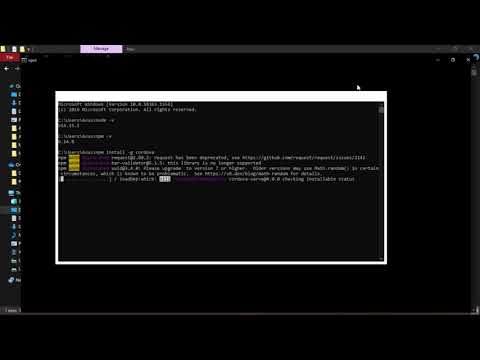 Installasi Node JS & Cordova - Aplikasi Mobile