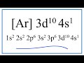 Copper Electron Configuration Concepts