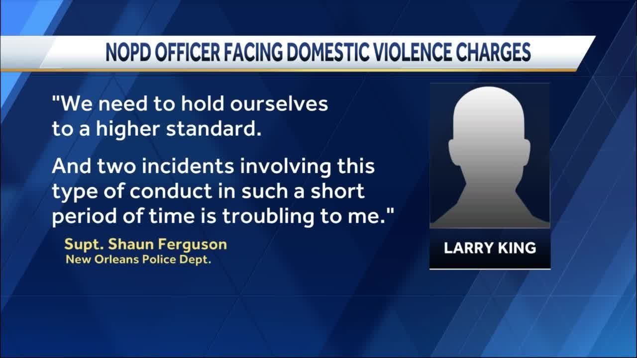 NOPD officer arrested on 6 felony domestic violence charges out of ...