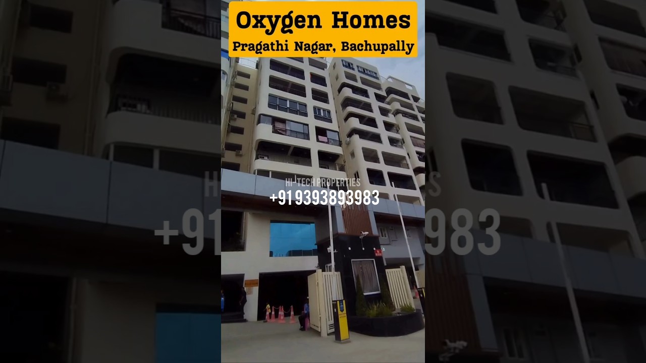 👉 Brand New Flat | Oxygen Homes |  3 BHK | 1,770.Sft | Pragathi nagar | 
