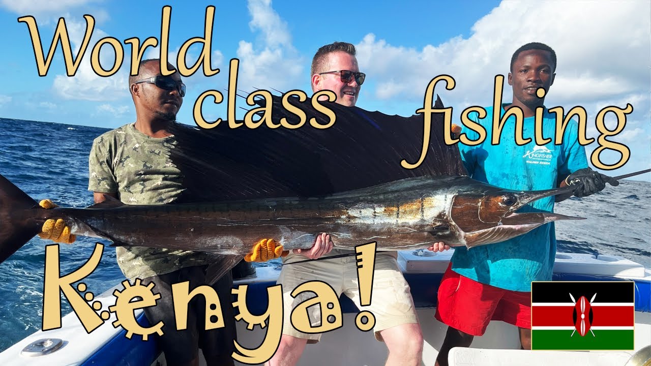 Deep sea fishing in Malindi Kenya for sailfish, tuna, barracuda | Big game fishing Indian Ocean🎣🇰🇪
