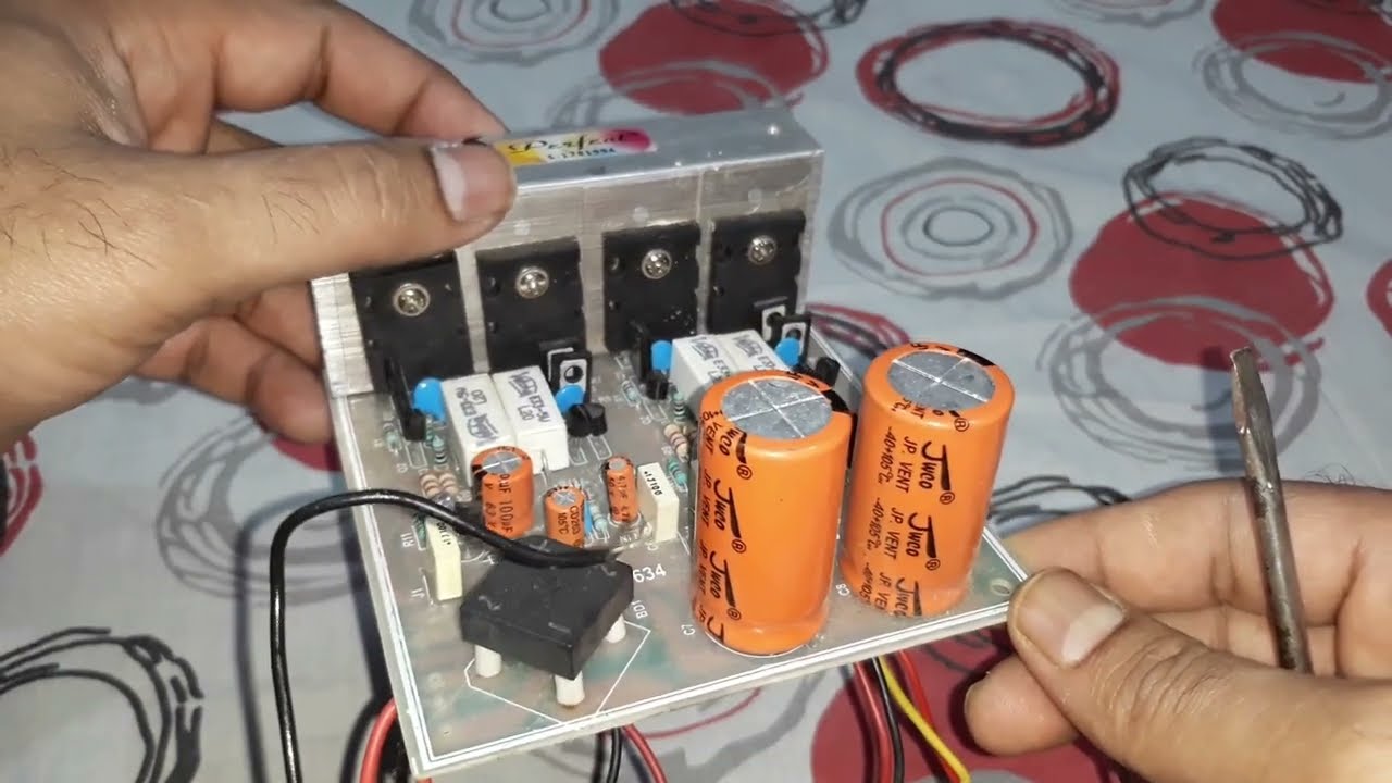 Mosfet Audio Amplifier Board 5200 & 1943 Made in Japan / High-Performance 300 Watts Stereo Amplifier