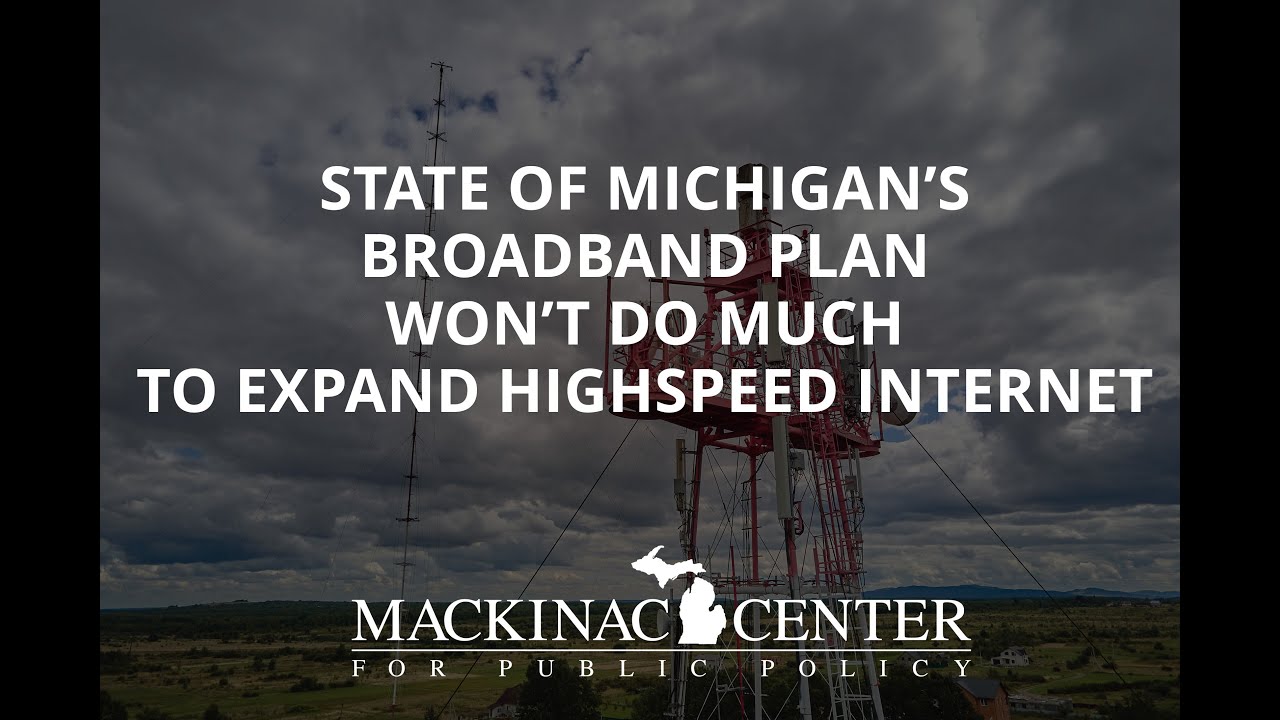 State of Michigan's Broadband Plan Won't Do Much To Expand High-Speed Internet