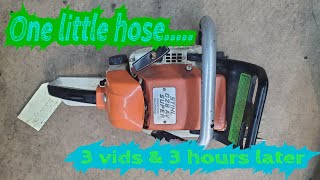 REPLACING IMPULSE STIHL CHAINSAW 028 PT 1