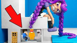 ELBÚJTUNK LILY LOVEBRAIDS ELŐL A WCBEN A MINECRAFTBAN! ( BÜDÖS )