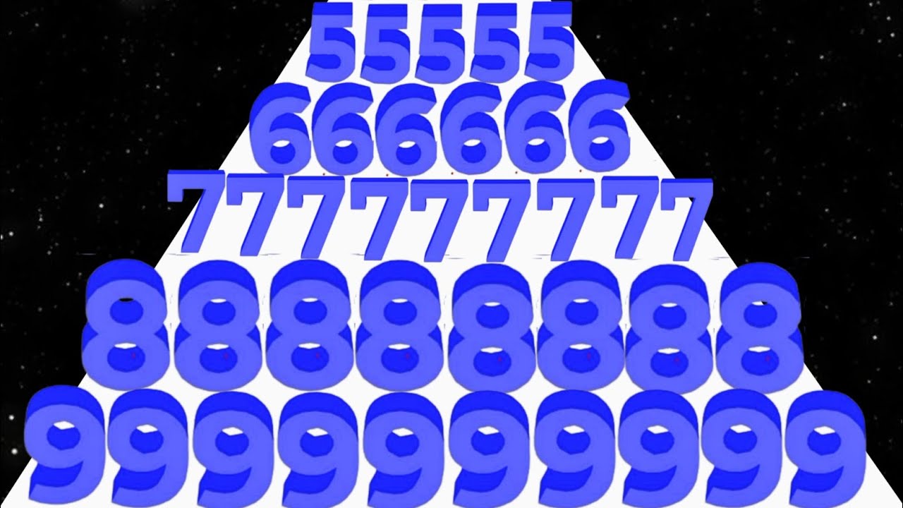 Merge Number Run Master vs Court Master - Level Up Number (NOOB vs PRO vs HACKER)