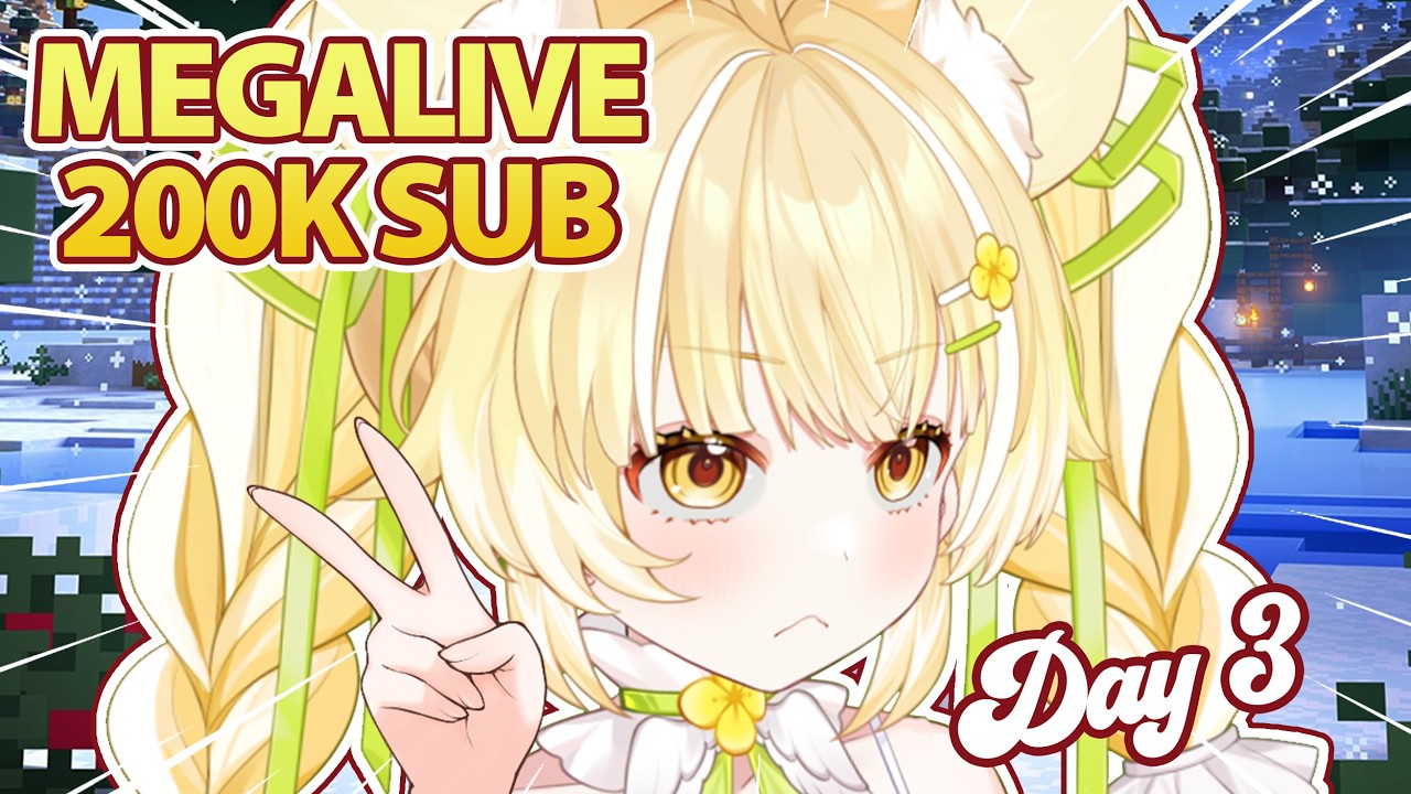【MEGALIVE 200K SUB】10K/1 Phút hoặc 50k/Gacha Thời Gian | Day 3