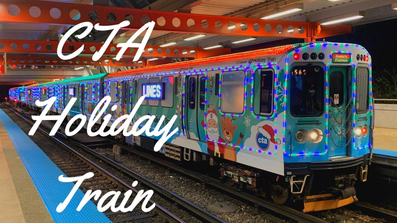 CTA Employee & Families Holiday Train Trip! - YouTube