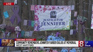 Community remembers Jennifer Farber Dulos at West Hartford memorial