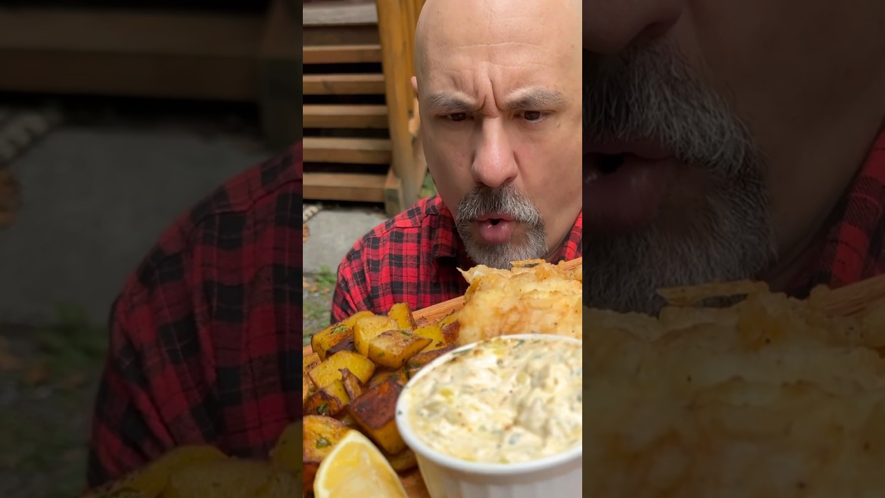 Crispy Beer Battered halibut, made with fish from Pike Place Market!