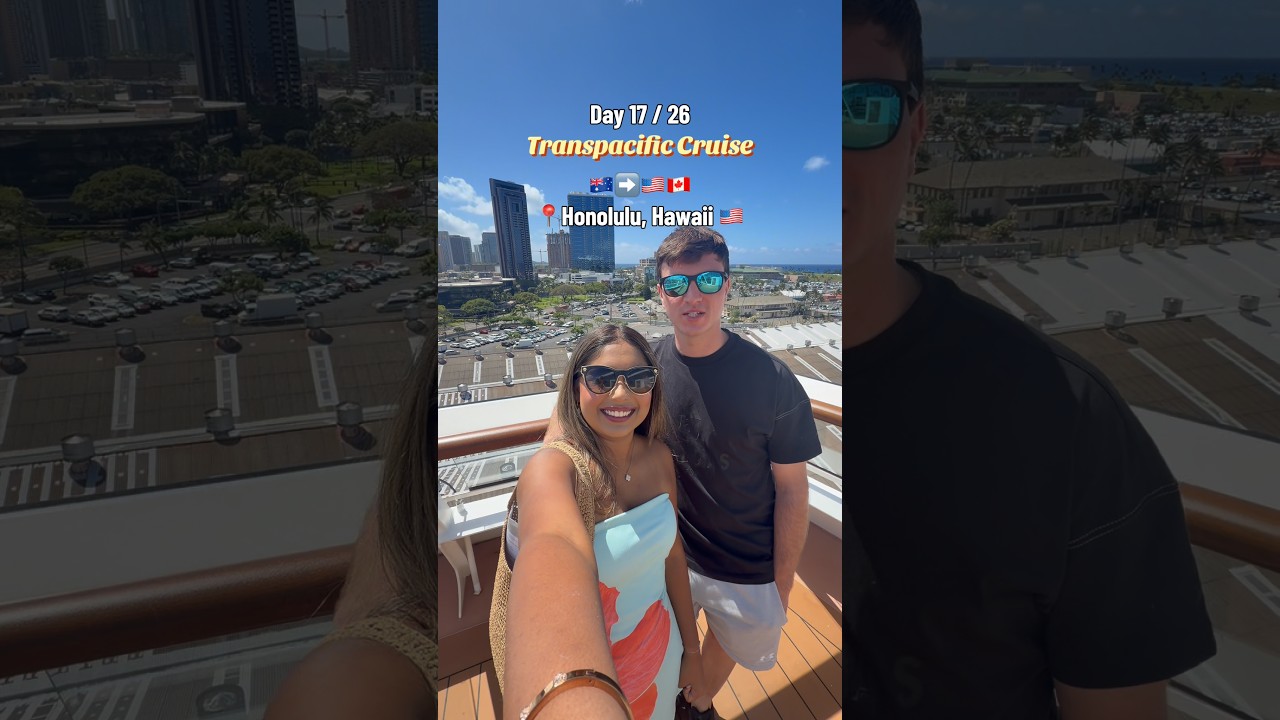We are in HONOLULU, HAWAII!!🇺🇸 DAY 17 / 26 night Transpacific Cruise #royalcarribean