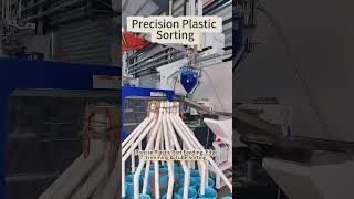Amazing Plastic Sorting Machine 🔥 Vacuum Feeding, Precision Trimming & Auto Tube Loading!