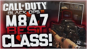 BEST ASSAULT RIFLE IN BO3! CRAZY "M8A7" Best Class Setup! (BO3 Beta Multiplayer Gameplay)
