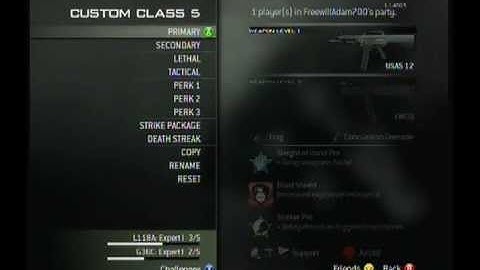 MW3: How to put xbox buttons in CLASS NAMES!!!AND BUTTON CODES!!