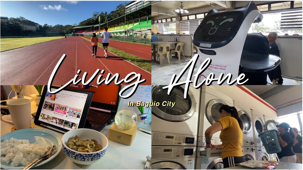 Living Alone in Baguio City🌷Ep. 3 | Productive Day, Running, General Cleaning, Cooked Simple Meal