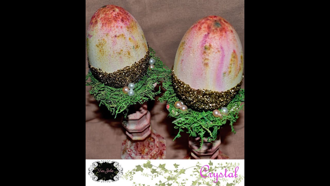 Tres Jolie Kit Club - April 2020 Mixed Media Kit - Easter Candlesticks ...