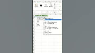 Convert Bytes to Bits in Excel #shorts #excel