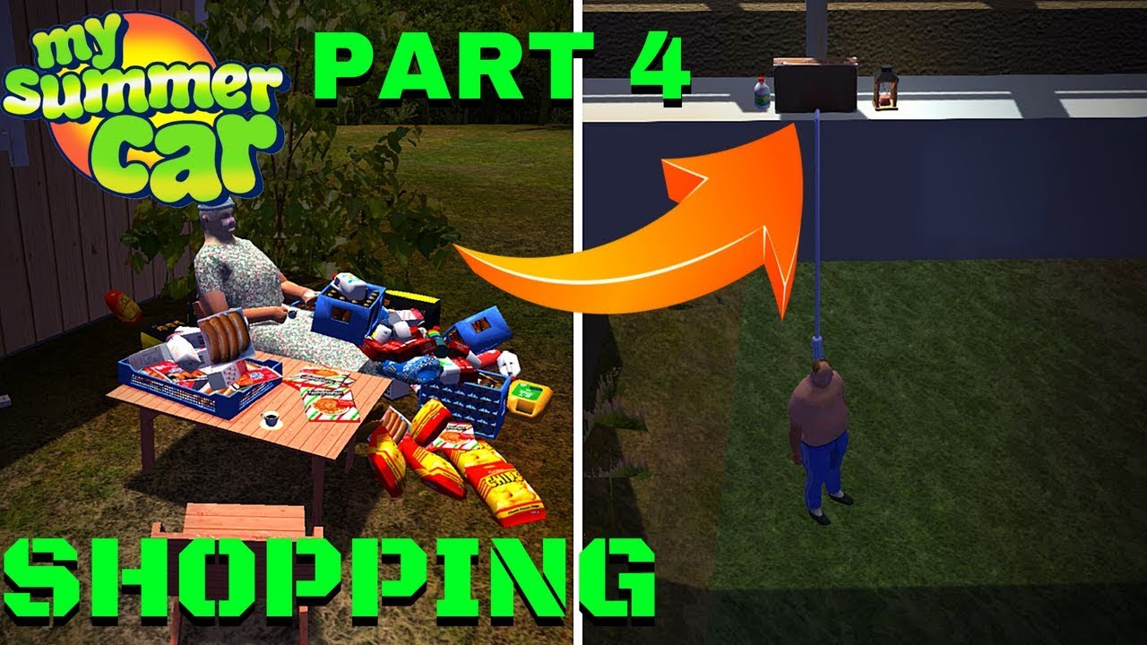 SHOPPING for GRANDMA CANDLE for JOKKE UPDATE PART 4 My Summer Car