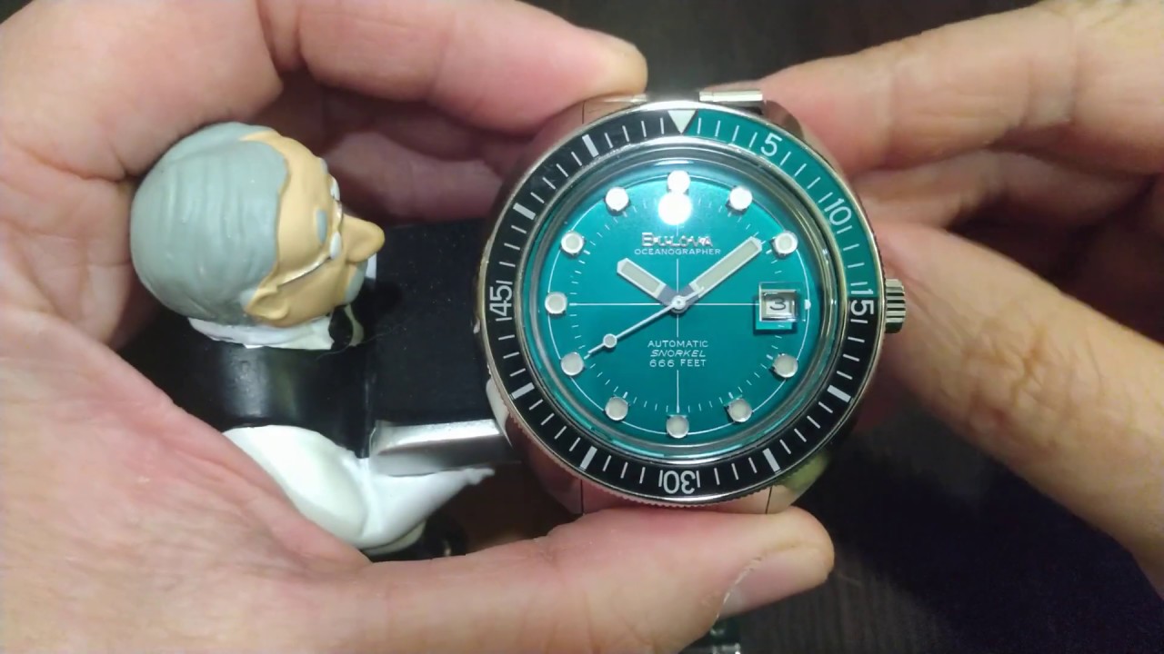 bulova devil diver green