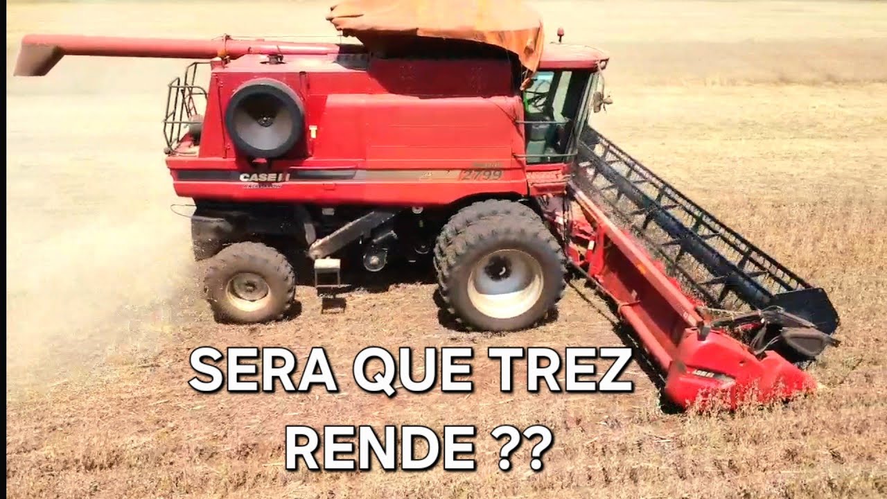 TREZ COLHEITADEIRA CASEIH COLHENDO SOJA SAFRA 25/26 NO GOIAS#AGRO#BRASIL#SOJA 