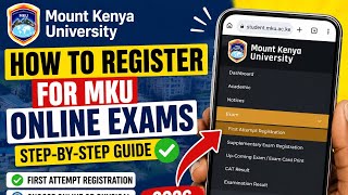 How to Register for MKU Online Exams 2026 | Step-by-Step Guide (Mount Kenya University)