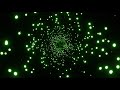 Bokeh Green Light Particle Stars Tunnel Abstract Background VJ Loop Pattern 4k