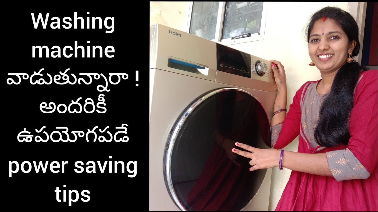 Haier washing machine demo in telugu filter cleaning hot water option drum cleaning YouTube
