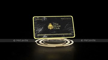 3D NFT ANIMATION #08: NFT Trading Card|3D NFT Membership Card | 3D NFT Access Pass